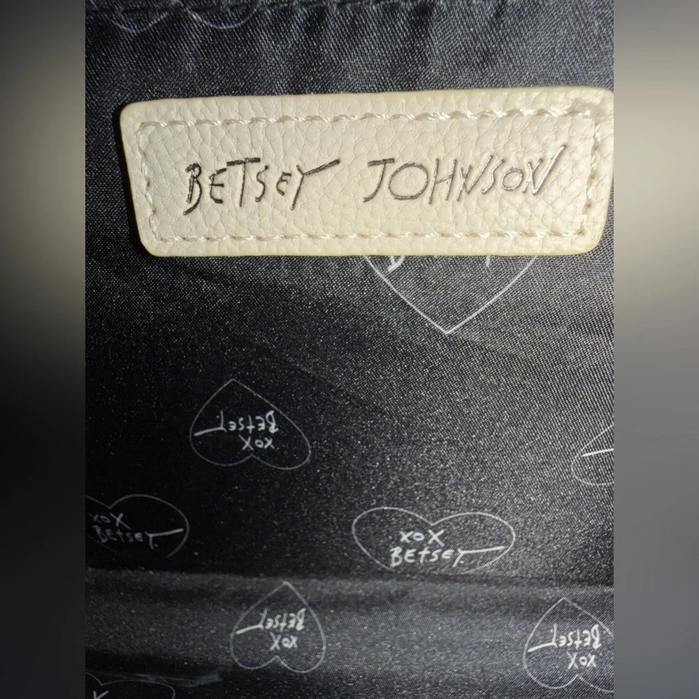 Rare Betsey Johnson Nora Embossed Paris Charm Mini Tote NWT - Picture 7 of 9